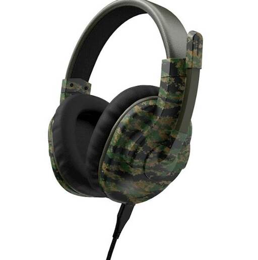 HAMA slušalice uRage SoundZ 330 V2 žične zelene kamuflažne
