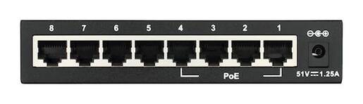 D-LINK Switch 8-Port PoE Fast Ethernet Unmnged Desktop