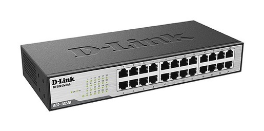 D-LINK Switch 24-Port Gigabit neupravljiv, DES-1024D