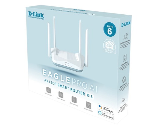 D-LINK Router AX1500 Smart Ai R15