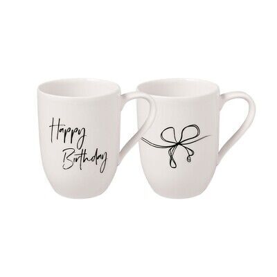Villeroy & Boch set 2 šoljice Happy Birthday 280ml 8406 STATEMENT