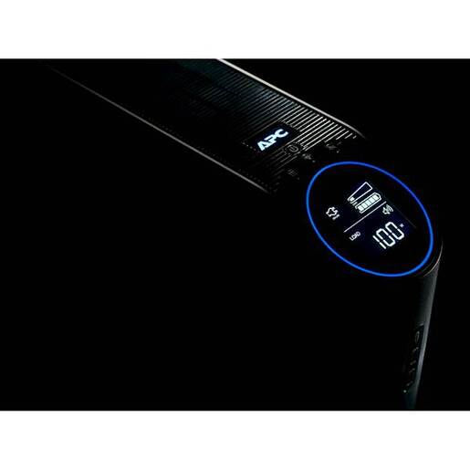 APC Back-UPS Pro 2200VA for Gaming, 230V, Pure Sinewave, LCD, Black, Schuko