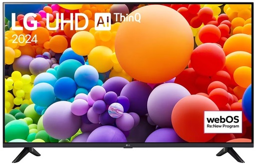 LG LED televizor 43UT73003LA, 4K Ultra HD, Smart TV, WebOS, α5 AI Processor 4K Gen7, AI Customization, Crni