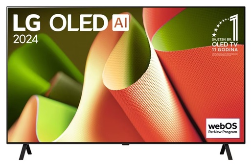 LG OLED televizor OLED55B43LA, 4K Ultra HD, Smart TV, webOS, α8 AI Processor 4K, 120Hz Native, Magični daljinski