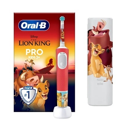Oral-B četkica za zube D103 VITALITY LION KING + TRAVEL CASE