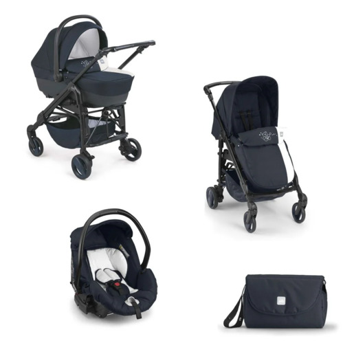 CAM Kolica sa modularnim sistemom COMBY TRIS - crna 784015 T903