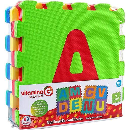 GLOBO VITAMINA Mekane puzzle slova 9kom 10mm