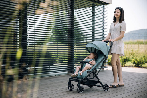 FreeON Kišobran kolica RENO / tamnoplava 49300