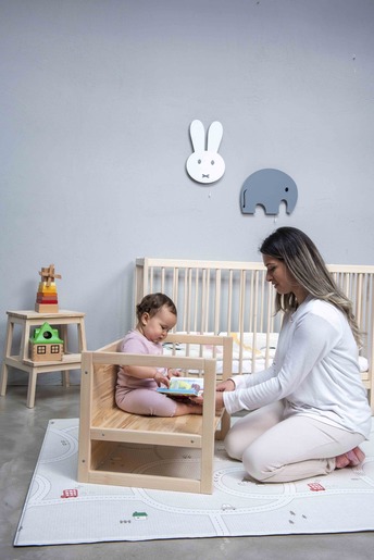 KUKKA Montesorri 2 u 1 preklopni stol i klupa