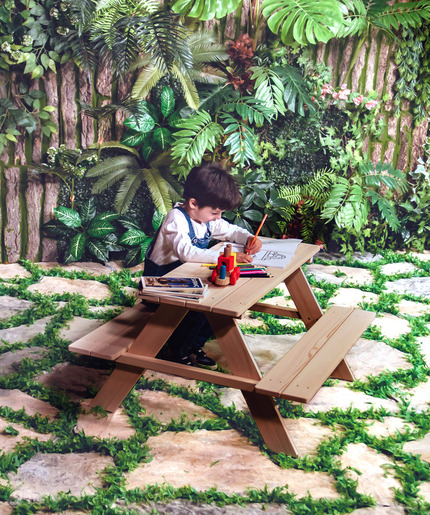 KUKKA mini piknik stol sa klupama za djecu KWP140