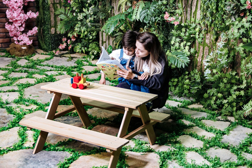 KUKKA mini piknik stol sa klupama za djecu KWP140