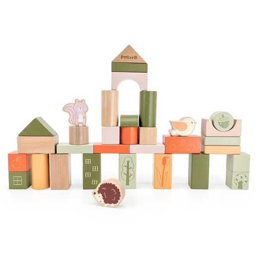 VIGA drveni blokovi 50kom - zelena šuma 44230