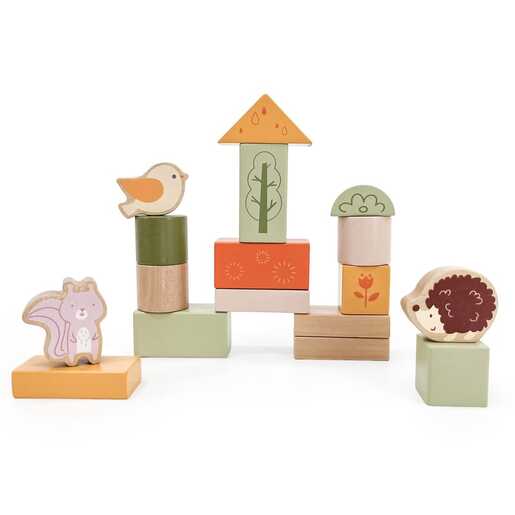 VIGA drveni blokovi 50kom - zelena šuma 44230