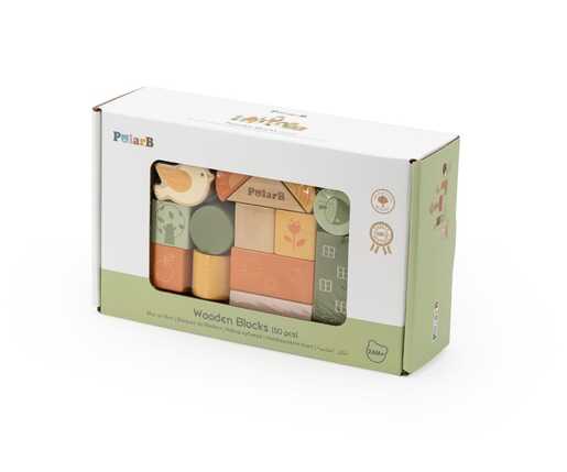 VIGA drveni blokovi 50kom - zelena šuma 44230