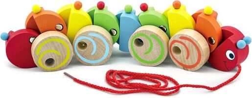 VIGA drvena igračka na povlačenje gusjenica 59950N