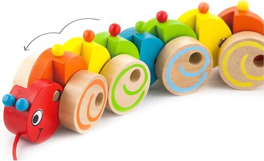 VIGA drvena igračka na povlačenje gusjenica 59950N