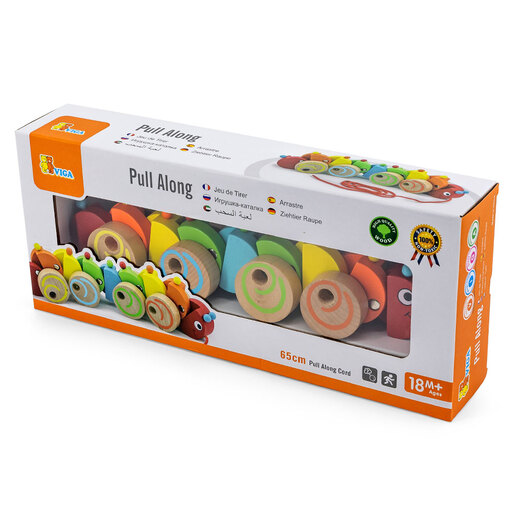 VIGA drvena igračka na povlačenje gusjenica 59950N
