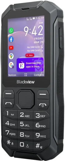 Blackview N1000 mobitel, Black, rugged