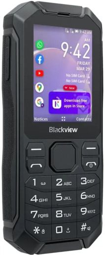 Blackview N1000 mobitel, Black, rugged