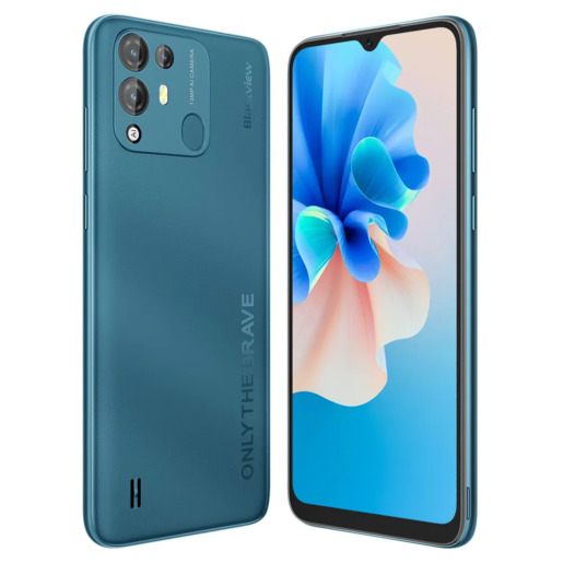 Blackview A55 Pro mobitel, 4+64 GB, Twilight Blue
