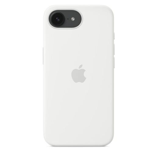 Apple iPhone 16e Silicone Case White