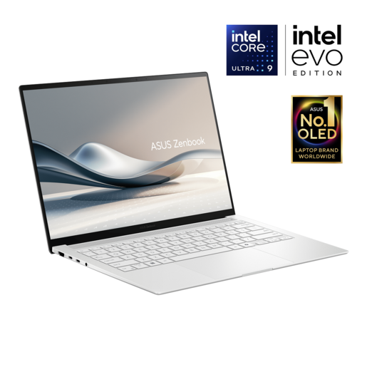 ASUS laptop Zenbook S14 UX5406SA-PZ259W, 14 3K Touchscreen 90Hz, Intel Core Ultra 7-258V, 32GB DDR5 RAM, 1TB SSD, Backlit KB, Windows 11 Home