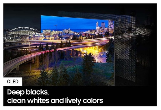 SAMSUNG OLED televizor QE65S90DATXXH, 4K Ultra HD, Smart TV, Tizen OS, NQ4 AI Gen2 procesor, OLED HDR+, grafitno crni