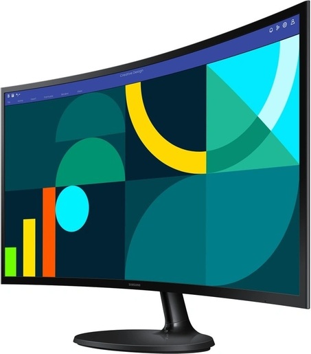 SAMSUNG monitor LS27D360GAUXEN zakrivljeni, 27, FullHD, VA, 250 cd/m2, HDMI, VGA, 75Hz, 4ms