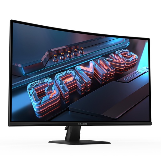 GIGABYTE monitor GS32QC gaming zakrivljeni, 32, QHD, VA, 300 cd/m2, AMD FreeSync Premium, HDMI, DP, 170Hz, 1ms