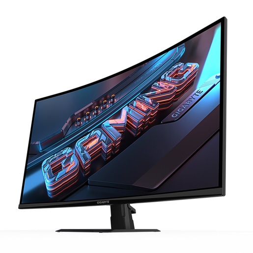 GIGABYTE monitor GS32QC gaming zakrivljeni, 32, QHD, VA, 300 cd/m2, AMD FreeSync Premium, HDMI, DP, 170Hz, 1ms