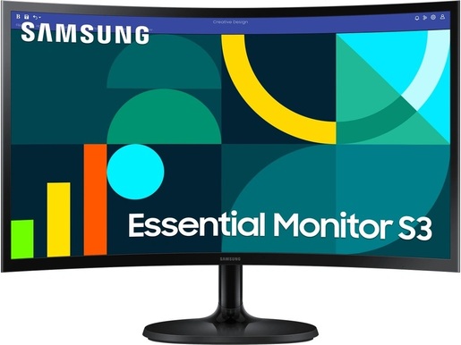 SAMSUNG monitor LS24D360GAUXEN zakrivljeni, 24, FullHD, VA, 250 cd/m2, VGA, HDMI, 100 Hz, 4ms