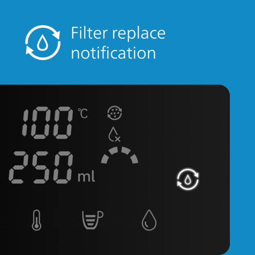 PHILIPS instant aparat za filtriranje i grijanje vode  ADD5910M/10 - Brzo filtriranje, Toplomjer, Bez BPA, Zaštita od kamenca