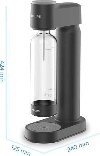 PHILIPS aparat za soda vodu, crni, Lite ADD4901BK/10