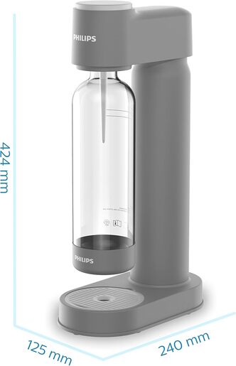 PHILIPS aparat za soda vodu, sivi, Lite ADD4901GR/10