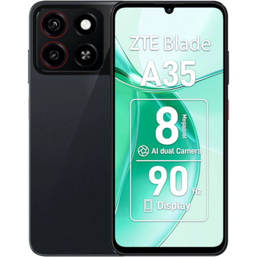 ZTE Blade A35 mobitel, 4+64 GB, Black