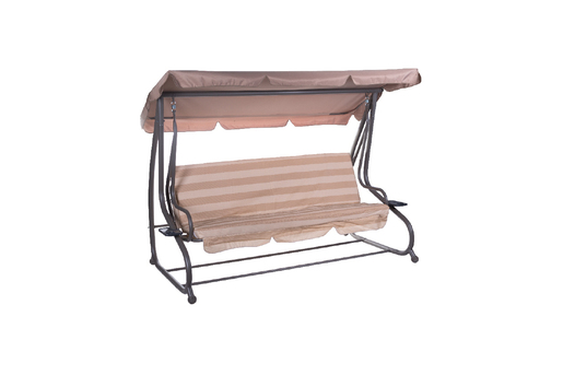 Green bay baštenska ljuljaška trosed Crete delux bež/bijela - 35447