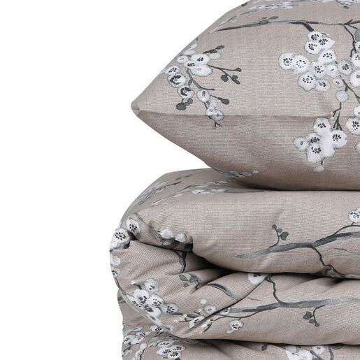 Smeđi pamuk pamučna posteljina set 200x220cm