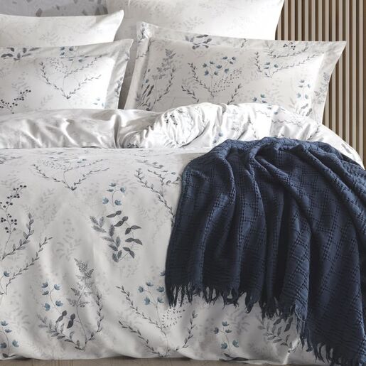 Limasso Aqua plava pamučna navlaka za jorgan 140x200cm