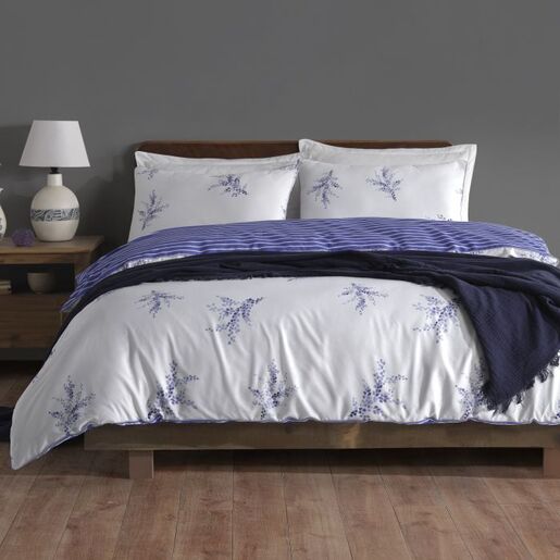 Limasso Meltem plava pamučna navlaka za jorgan