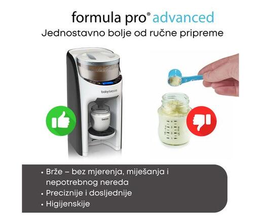 Baby Brezza Uređaj za pripremu adaptiranog mlijeka Formula Pro Advanced, White