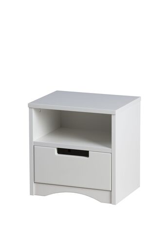 Drveni noćni ormarić - Classic - bijeli