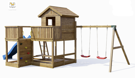 Fungoo drveno dječje igralište Set PLUTO