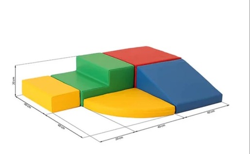 IGLU set CORNER CLIMBER - šareni