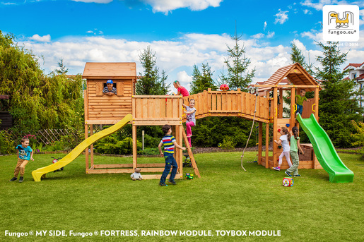 Fungoo drveno dječje igralište SIZED PLAZA - Maxi set