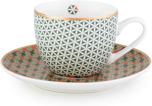 Images d'Orient Limena kutija šoljicom i tanjirićem za kafu Opera, set od 2