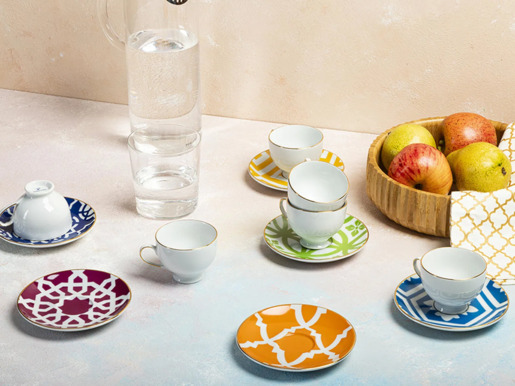 Porland  Morocco šoljica i tabak za čaj, zelena