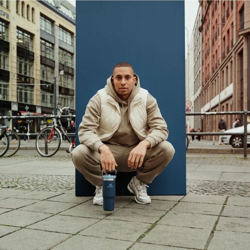 STANLEY termosica TO GO The IceFlow™ Flip Straw Tumbler | 0.89l, navy