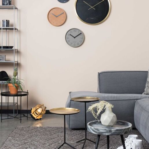 Zuiver zidni sat Bandit gold/black