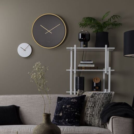 Zuiver zidni sat Bandit gold/black