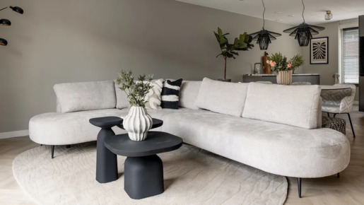 By-boo  Ćilim Pebble, svijetlosiva